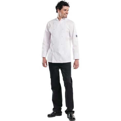 Pantalon de cuisine ample mixte Chaud Devant Baggy noir XXL