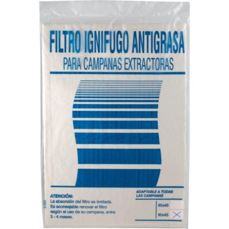 Filtro papel campana extractora 90x45