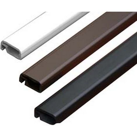 4PZ PROFILO IN PVC PER ZANZARIERA LINEA C - NERO