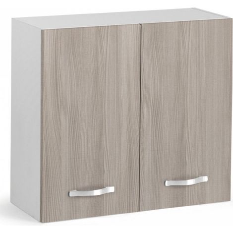 Table basse blanche Homy avec double plateau en verre