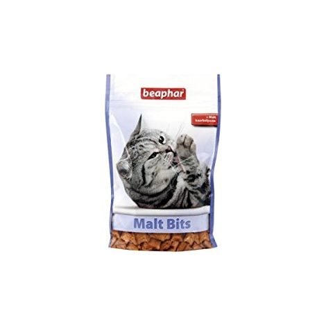 MALT BITS FRIANDISES POUR CHAT  AVEC MALT PASTE  ANTI BALLE DE CHEVEUX DE CHAT  SANS SUCRE DE ZUSATZ, 150 G BEAPHAR 11609X