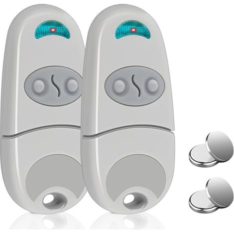 Télécommande sans Fil pour Portail – 433,92MHz, Double Canal, AA11