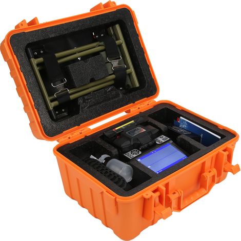 Soudeuse de fibres optiques haute précision FS-60C, équipement industriel, connectique AC100-240V avec prise UE, fusionneuse professionnelle pour épissures exactes, outil de raccordement fiable. (1/5)