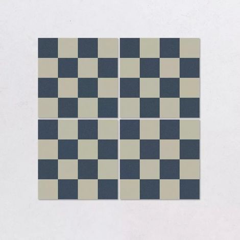 Carrelage Effet Damier MAKAI 20x20 cm Azul Makai (1/4)