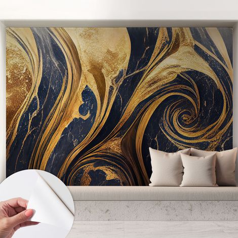 Papier peint autocollant avec imprimé pour intérieur moderne application facile a motif Motifs marbrés 208x146 cm (1/5)