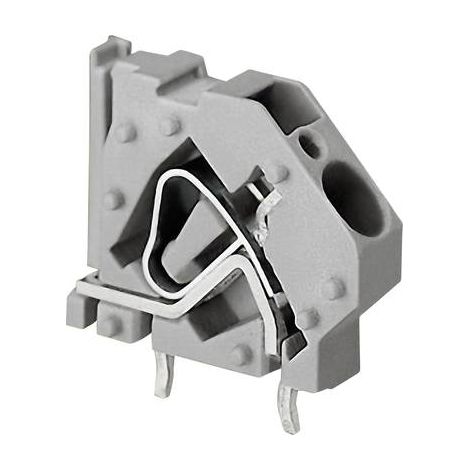 Bornier à ressort WAGO 745-831 6.00 mm² Nombre de pôles 1 gris 1 pc(s) (1/2)