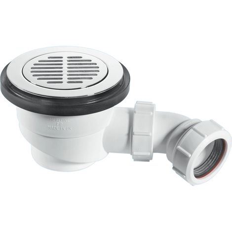 McAlpine ST90CPB-S 90mm x 50mm Water Seal Shower Trap (1/5)