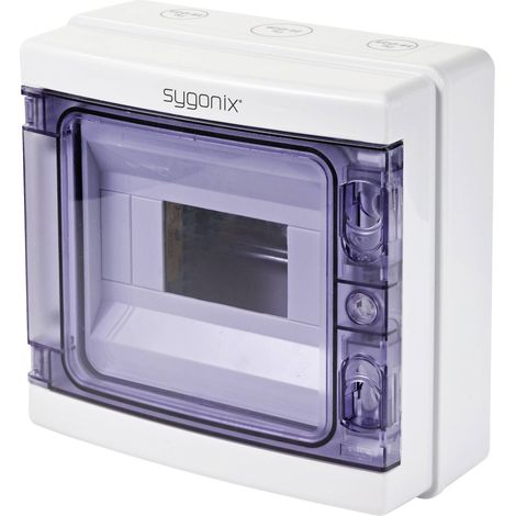Sygonix SY-5491852 Coffret de distribution montage apparent (en saillie) Nombre de divisions = 8 Nbr de rangées = 1 Con (1/5)