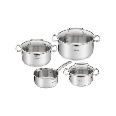 Tefal Duetto+ Kochgeschirrset Edelstahl 7 Teile