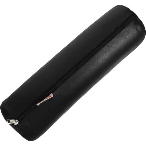 Coussin Lombaire Noir pour Chaise et Canapé, Soutien Cylindrique (1/5)