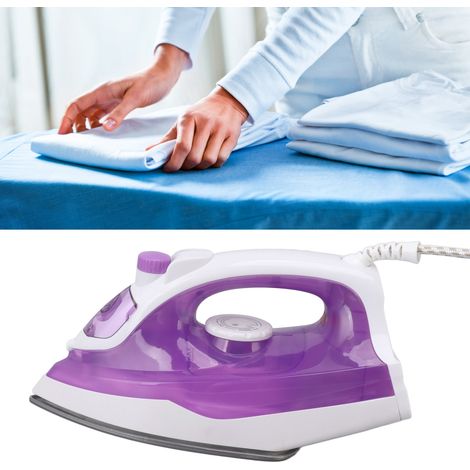Fer à repasser vapeur domestique 1200 W, fer à repasser portable, réservoir d'eau de 170 ml, idéal pour les voyages, repassage à sec et humide, pointe de précision, vapeur puissante, norme européenne (1/5)
