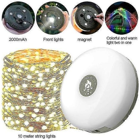 Guirlandes lumineuses de camping, éclairage extérieur - (1/4)