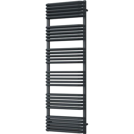 Crossmoor - Anthracite Towel Radiator - H1533mm x W500mm (1/3)
