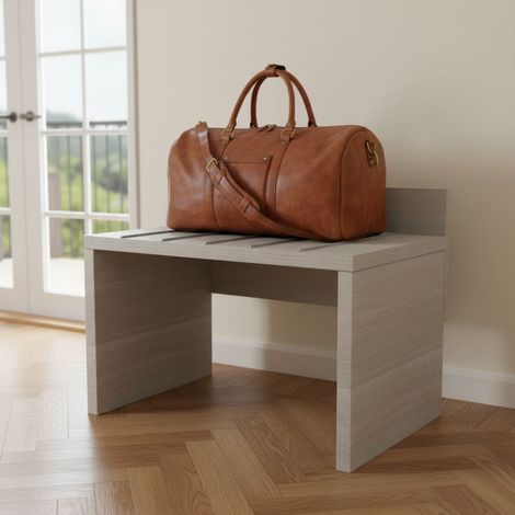 Portavaligie autoportante di design - Stabilità e stile per le tue valigie - Rovere rock