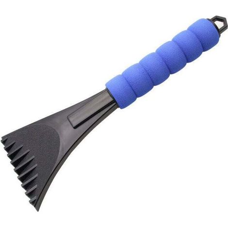Pelle de dégivrage multifonctionnelle pour voiture, raclage de la neige, brosse de balayage, pelle de déneigement, poignée en éponge EVA grattoir en plastique