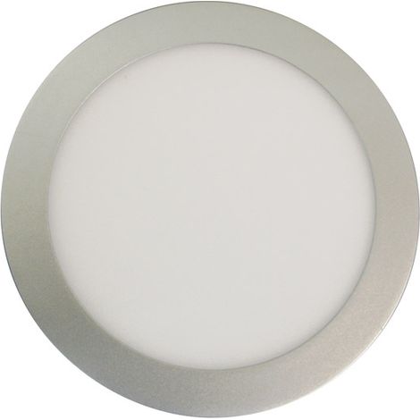 Downlight LED de superficie, redondo, Plata 18 W. Electro Dh 81.640/R/P/DIA 8430552145621