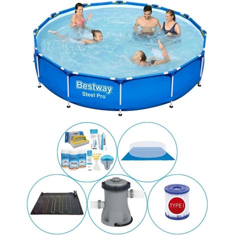 Bestway Bestway Steel Pro Ronde - 366x76 cm - 6-pièces S22103