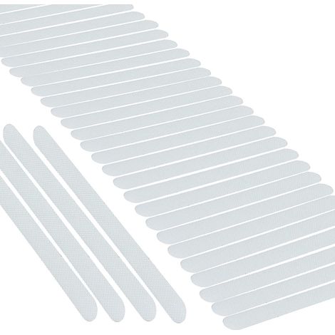 30pcs Anti-Slip Stickers, Shower Stickers, Bathtub Safety Strips, Transparent Self Adhesive Non-Slip Stickers for Bathtubs, Showers, Stair Treads (1/4)