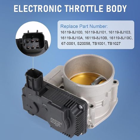 Throttle body TB1001 161198J100/J103/J10B/161198J10C/J101 16119AL601 (1/4)