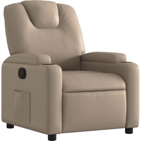 Maison Exclusive - Relaxsessel Cappuccino-Braun Kunstleder