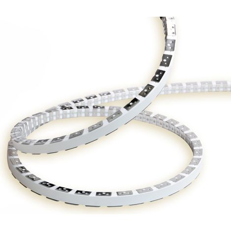 Alcapower Striscia LED Snake Flex 20 metri IP65 230V 12W/m 3000K, luce calda, 120 LED/m, flessibile in silicone per illuminazione professionale (1/5)