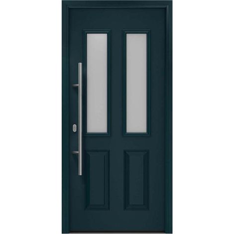 Hörmann Ecostar Haustür "ISOPRO IP 410S", anthrazitgrau (RAL 7016), 110 x 210 cm (B x H), DIN Links