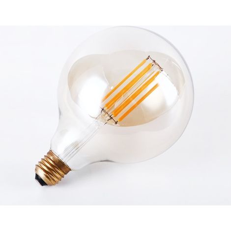 Ampoule LED globe à filament E27 G125 - 8W - Blanc Chaud (1/5)