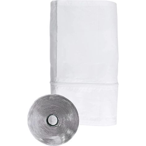 Kit Calfeutrage Climatiseur Mobile Porte Fenetre 400cm, pour Climatiseurs, Sèche-linge et Déshumidificateurs Tuyau évacuation Calfeu (1/5)