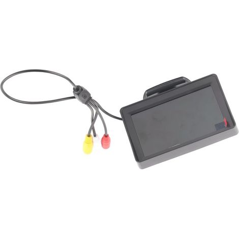 Moniteur de Caméra de Recul avec écran LCD Couleur de 4,3 Pouces, Caméra de Recul étanche Réglable à 180 Degrés pour Camion, Voiture, SUV et Fourgonnette (1/5)