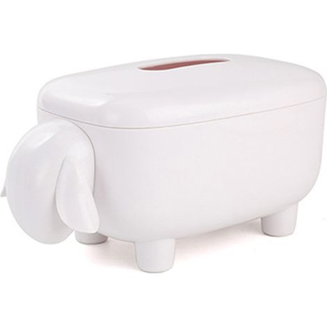 Boîte à mouchoirs en forme d'agneau, boîte à serviettes, boîte de décoration de cuisine de voiture, boîte de rangement pour la maison (1/5)