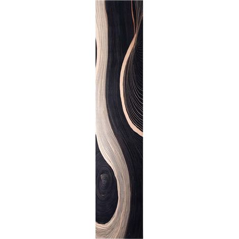 Tapis de cuisine,Tapis de sol Art déco Noir 300 x 60 cm Velours CFW947920 (1/5)
