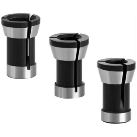 Router Adapter Head, Engraving Machine Adapter Chuck, Suitable for Electric Wood Cutter Router Chuck Holder (6mm, 6.35mm, 8mm) (1/4)