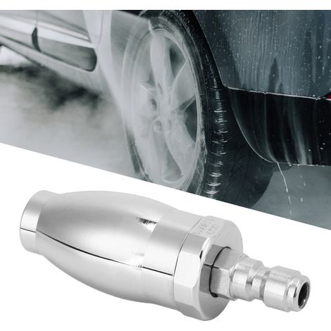 Zubehör für die Hochdruck-Autowaschpistole: galvanisierte, rotierende Düse aus reinem Kupfer, 360°-Schnellrotation, 1/4-Schnelleinführung, 250 kg Druck, Keramikventileinsatz. (1/5)