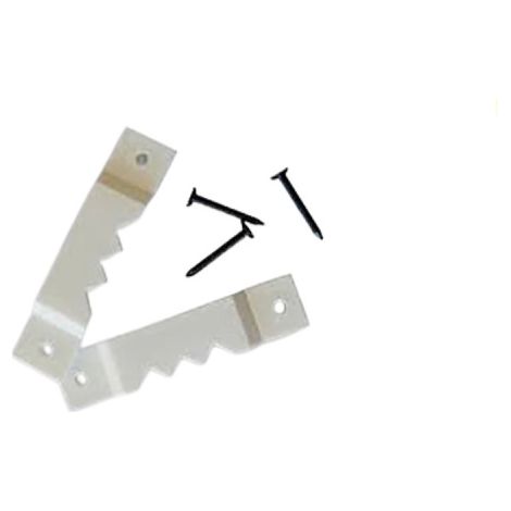 COLGADOR CUADROS RECTOS FAST&FIX (BLISTER 10