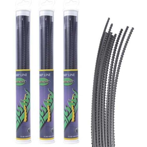 3 tubes fil nylon cranté Nylsaw 35 brins 3 mm (1/5)