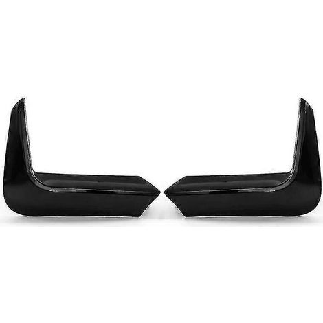 Bracingo Front- und Heckstoßstangenspoiler, Splitterlippe, Lufteinlassrahmen, Zierleiste, Exterieur-Tuning für BMW F80 M3 F82 F83 M4 2015-2020 – R-Glänzend Schwarz