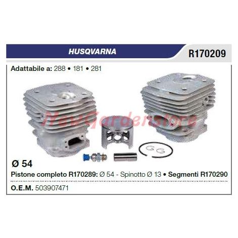 Segmentos cilindro pistón motosierra HUSQVARNA 288 181 281 R170209