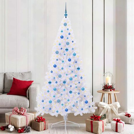 Teenpull – Künstlicher Weihnachtsbaum Weiß 210 cm PVC und Stahl (1/5)