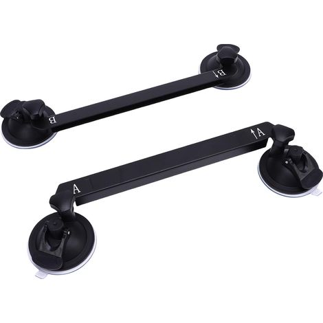 Support à ventouse rectangulaire pour antenne satellite, compatible avec toit ouvrant, lunette arrière et pare-brise de mini-voitures. Signal stable en aluminium pour camping-cars, bateaux et voyages (1/5)