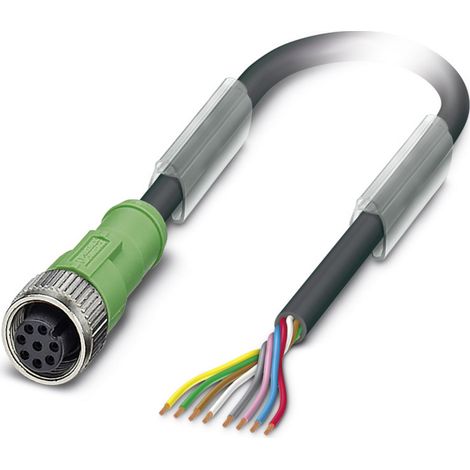 Phoenix Contact 1522600 Sensor-/Aktor-Steckverbinder, konfektioniert M12 Buchse, gerade 3.00 m Polza