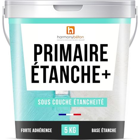 Harmony Beton – Sous-couche étanche 5 kg – Résine d'étanchéité en phase aqueuse – Pour zones humides – Application facile au rouleau (1/5)