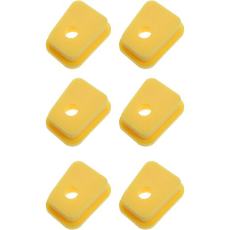 Lot de 6 filtres en mousse de rechange pour purificateur d'air de tondeuse à gazon, entretien économique (1/5)