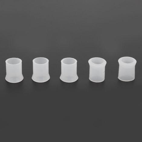 100 Embouts de Pipe Jetables en Caoutchouc Souple, Embouchoir pour Fumeur Noir et Blanc, Accessoire Tuyau (4) - 100 Pièces (1/3)