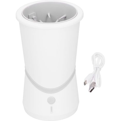 Laveur de pattes électrique pour chien rechargeable USB brosse en silicone douce nettoyage automatique des pieds animaux (1/4)