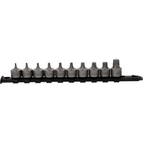 KS TOOLS 3/8" juego de puntas Torx corto 10 pzs. T10-T55 - 917.4015 (1/5)