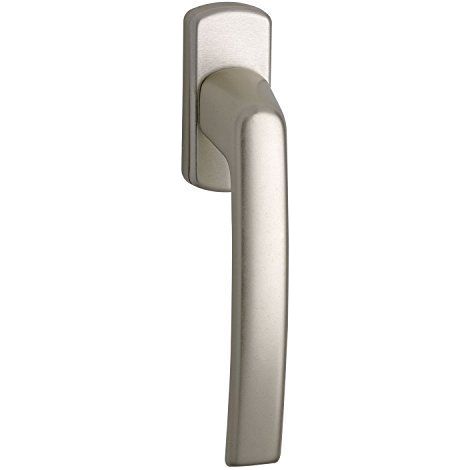 Satin Poignee de fenetre Harmony, verdeckt visser, 12, tige rectangulaire 7 x 32 mm, anodise champagne Lot de 1, came 102202625