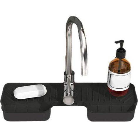 Tapis De Vidange - Silicone Souple Antirouille - Pour Évier Cuisine Salle De Bain - 1 Pièce (1/5)