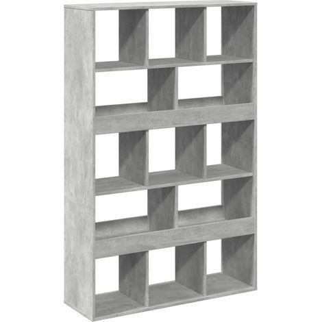 vidaXL Libreria Grigio Cemento 100x33x156,5 cm in Truciolato (1/5)