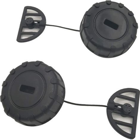 CSPARKV 2 Stück Tankdeckel und Öldeckel für STIHL 017 018 MS170 MS180 Kettensäge