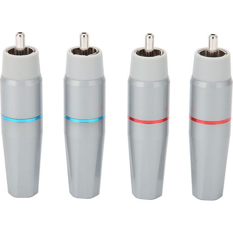 Connecteur Audio Monocanal RCA en Cuivre Pur, Plaquage 4 Couches pour Fidélité Sonore Haute Définition (1/5)